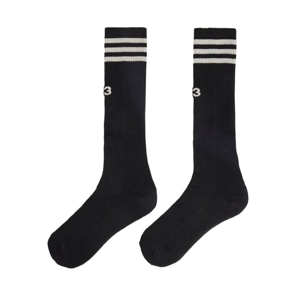 Y-3 Men Y-3 Stripes High Socks